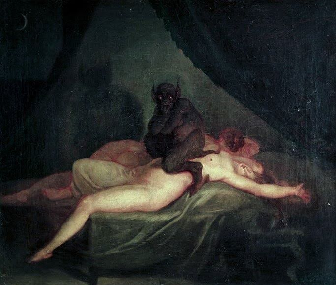 Nightmare (1800) by Nicolai Abraham Abildgaard
